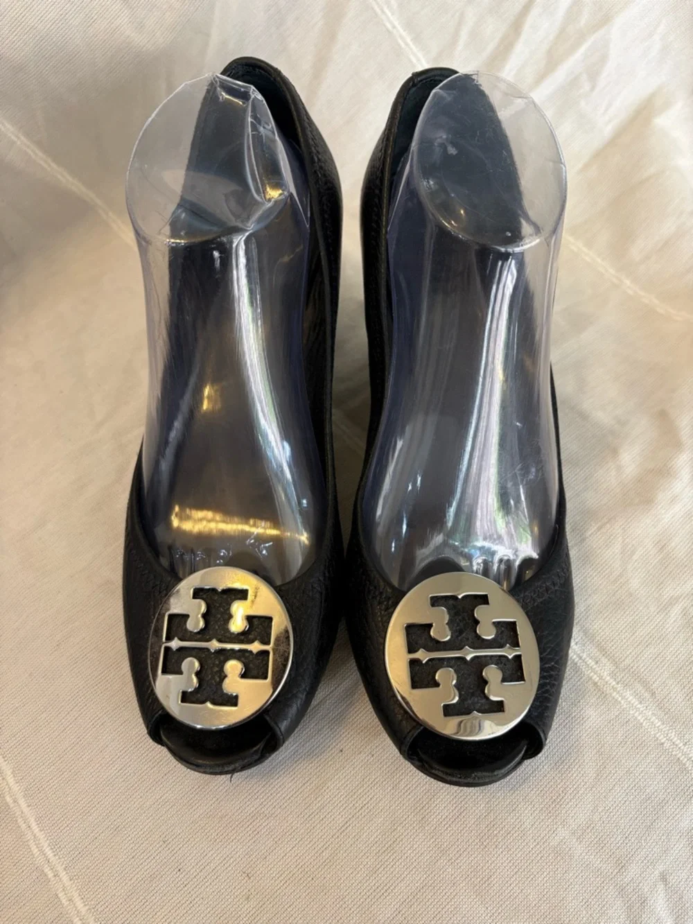 Tory Burch‎ Sally peep-toe wedge pumps